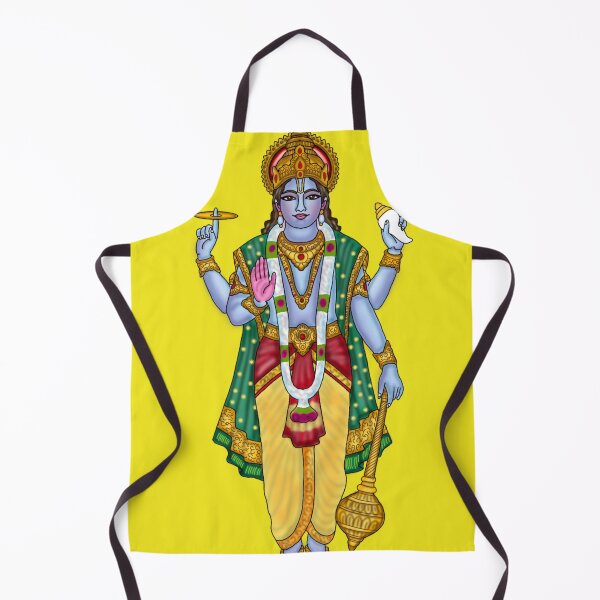 Item preview, Lord Vishnu Artwork | Divine Hindu God Digital Painting Illustration designed and sold by Harshit_Digital_Arts.