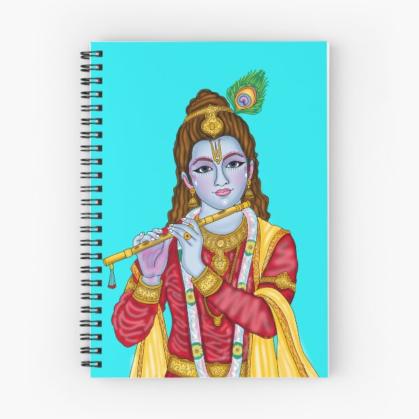 Item preview, Lord Krishna Artwork | Divine Hindu God Digital Painting Illustration designed and sold by Harshit_Digital_Arts.