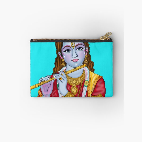 Item preview, Lord Krishna Artwork | Divine Hindu God Digital Painting Illustration designed and sold by Harshit_Digital_Arts.