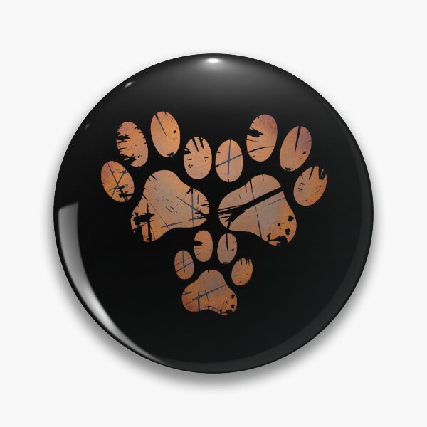 Item preview, Distressed Paw Print Heart Graphic designed and sold by SoyLamderma.