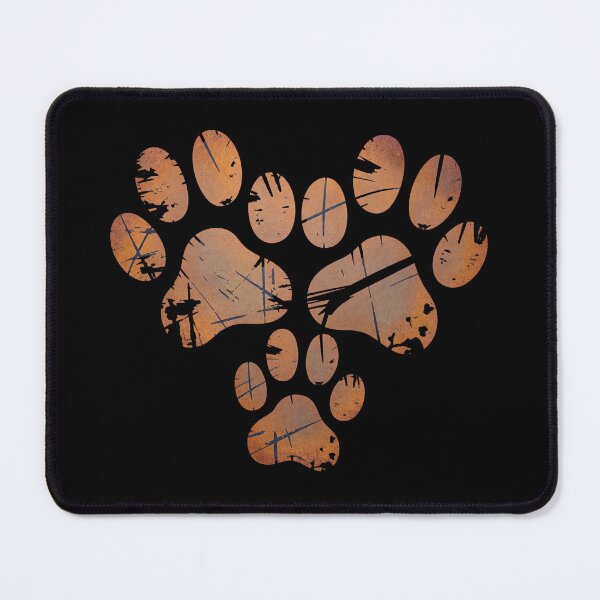 Item preview, Distressed Paw Print Heart Graphic designed and sold by SoyLamderma.