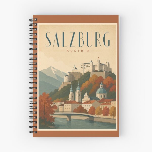 Item preview, Salzburg Austria Vintage Travel Poster designed and sold by Eclipse 3699.