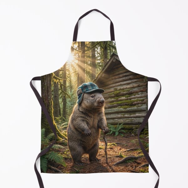 Item preview, Wombat Lumberjack Retires to His Log Cabin designed and sold by Tridentulus.