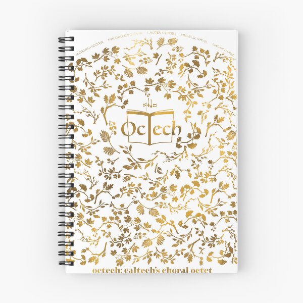 Item preview, OcTech logo with leaves, gold, name arch designed and sold by magpiekate.