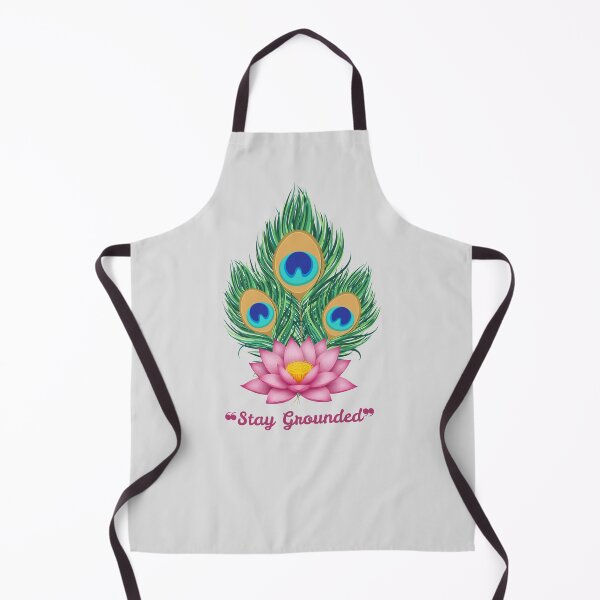 Item preview, Stay Grounded Lotus and Peacock Feather Art. designed and sold by Jyoti Digital Artist.
