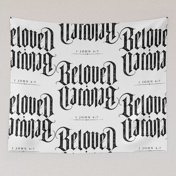 Item preview, Beloved Christian Gothic Typography Streetwear Design designed and sold by wpshinobi.