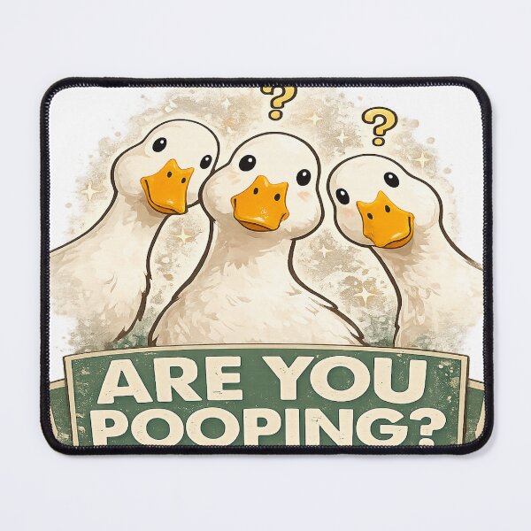 Item preview, Funny Are You Pooping Ducks Dark Variant designed and sold by ATMAS SHOP.
