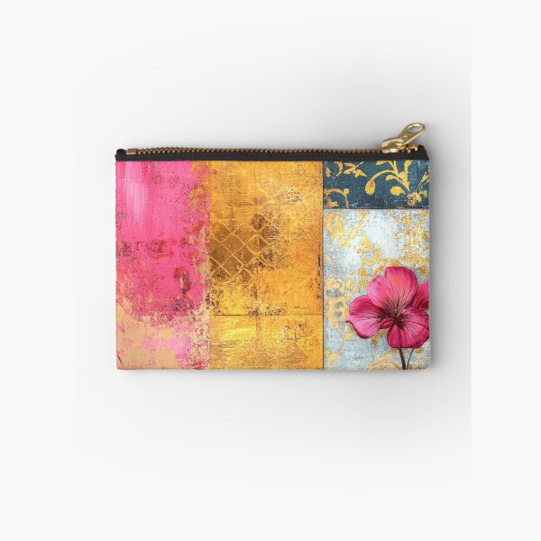 Item preview, Shabby Chic Pink And Golden Distressed Vintage Abstract designed and sold by DEC02.
