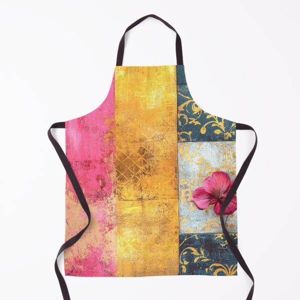 Item preview, Shabby Chic Pink And Golden Distressed Vintage Abstract designed and sold by DEC02.