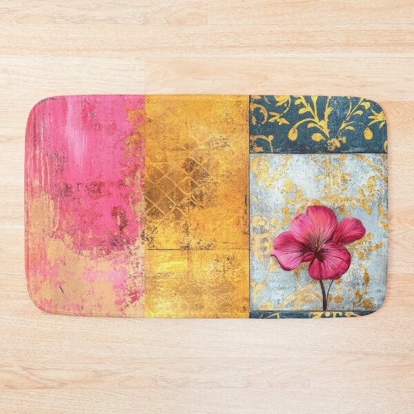Artikelvorschau, Shabby Chic Rosa und Gold, Vintage-Stil, abstrakt entworfen und verkauft von DEC02.