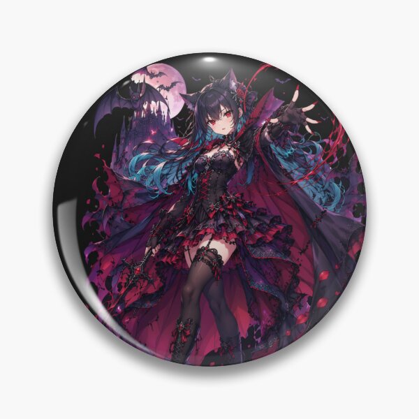 Item preview, Gothic Vampire Neko Girl Under the Blood Moon designed and sold by Revyra.