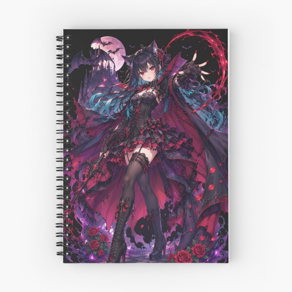 Item preview, Gothic Vampire Neko Girl Under the Blood Moon designed and sold by Revyra.