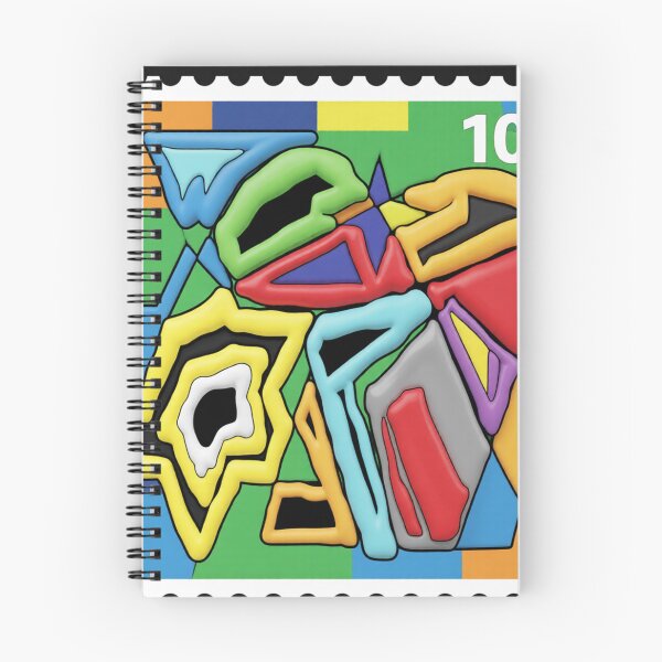 Item preview, jumbled C stamp colorful geometric abstract stamp design designed and sold by SmashingDeals.