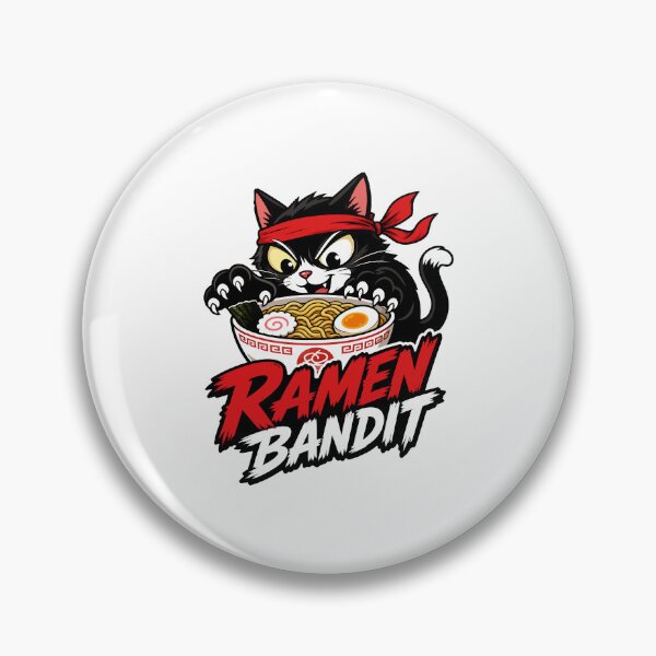 Item preview,  cat eating ramen Ramen Thief Cat | Funny Ramen Bandit | Mischievous Cat T-Shirt designed and sold by Uglyandcute.