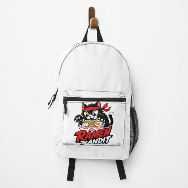 Item preview, cat eating ramen Ramen Thief Cat | Funny Ramen Bandit | Mischievous Cat T-Shirt designed and sold by Uglyandcute.