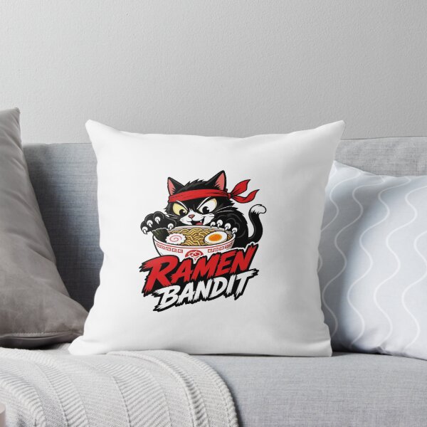 Item preview,  cat eating ramen Ramen Thief Cat | Funny Ramen Bandit | Mischievous Cat T-Shirt designed and sold by Uglyandcute.