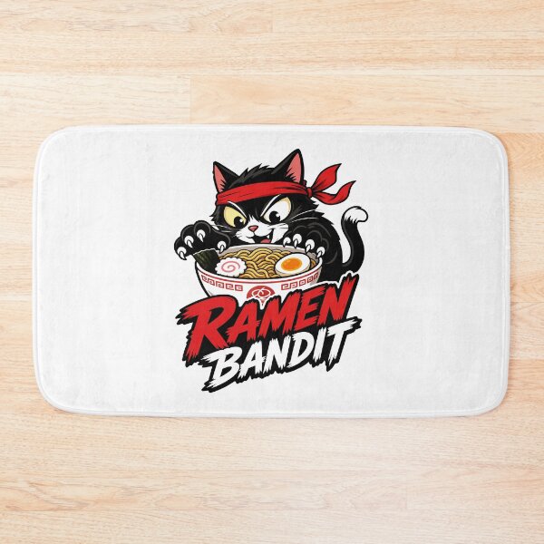 Item preview,  cat eating ramen Ramen Thief Cat | Funny Ramen Bandit | Mischievous Cat T-Shirt designed and sold by Uglyandcute.