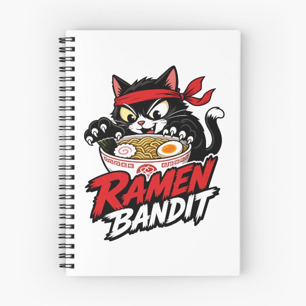 Item preview,  cat eating ramen Ramen Thief Cat | Funny Ramen Bandit | Mischievous Cat T-Shirt designed and sold by Uglyandcute.