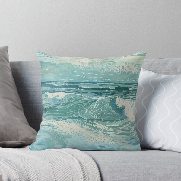 Item preview, Copy of Copy of Woodcut, seascape, waves B designed and sold by CrumbBumStudio.