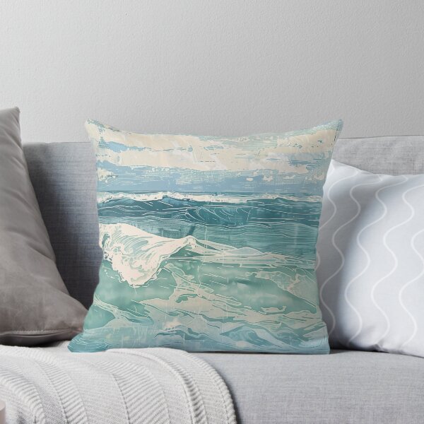 Item preview, Copy of Copy of Copy of Woodcut, seascape, waves A designed and sold by CrumbBumStudio.