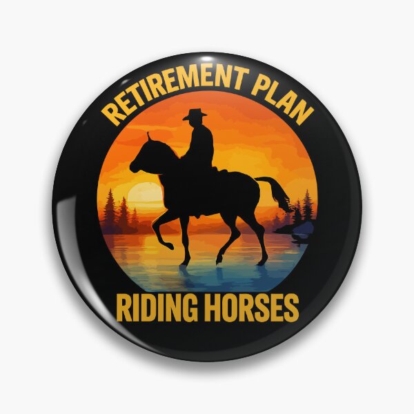 Item preview, Yes I Do Have A Retirement Plan - Funny Horse Riding Dad Grandpa Art designed and sold by BendyBeasts.