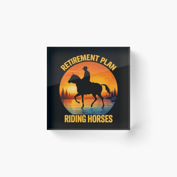Item preview, Yes I Do Have A Retirement Plan - Funny Horse Riding Dad Grandpa Art designed and sold by BendyBeasts.