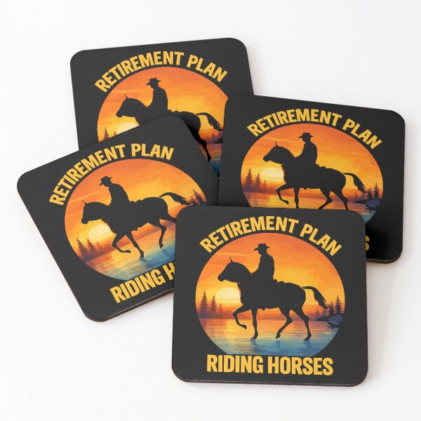 Item preview, Yes I Do Have A Retirement Plan - Funny Horse Riding Dad Grandpa Art designed and sold by BendyBeasts.