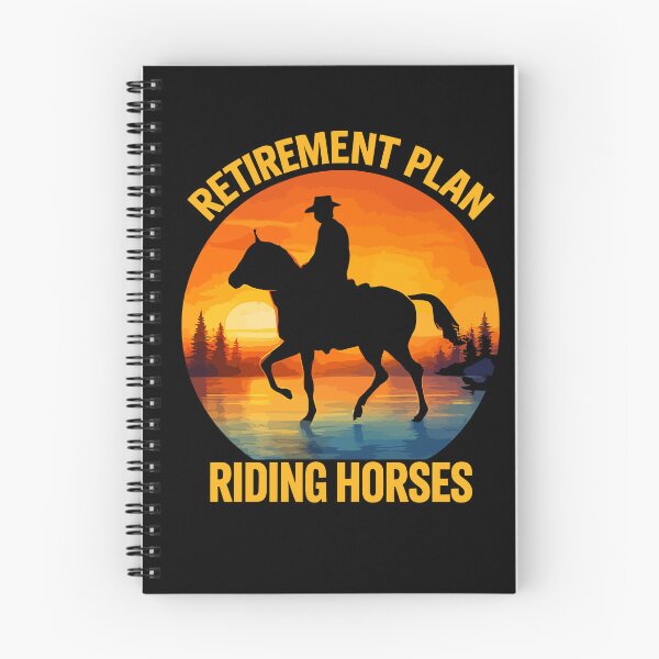 Item preview, Yes I Do Have A Retirement Plan - Funny Horse Riding Dad Grandpa Art designed and sold by BendyBeasts.