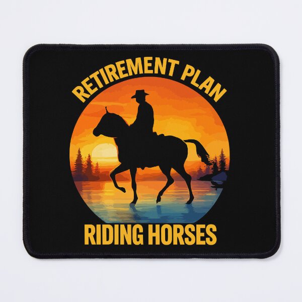 Item preview, Yes I Do Have A Retirement Plan - Funny Horse Riding Dad Grandpa Art designed and sold by BendyBeasts.