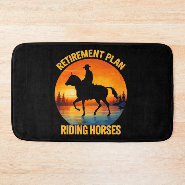 Item preview, Yes I Do Have A Retirement Plan - Funny Horse Riding Dad Grandpa Art designed and sold by BendyBeasts.