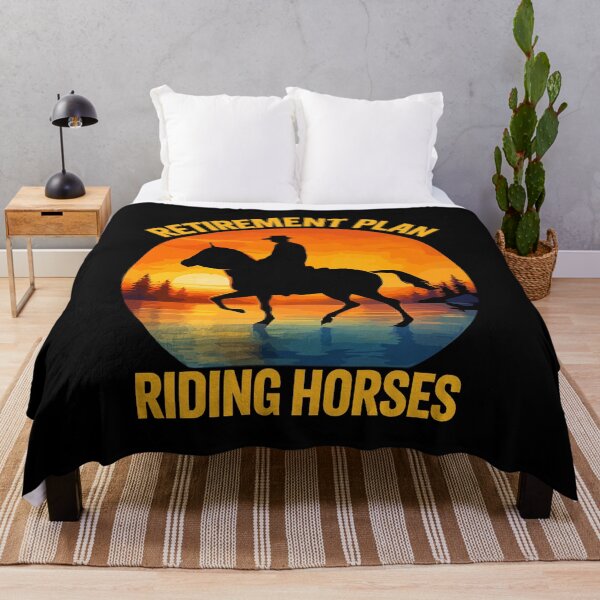 Item preview, Yes I Do Have A Retirement Plan - Funny Horse Riding Dad Grandpa Art designed and sold by BendyBeasts.