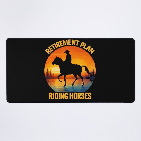 Item preview, Yes I Do Have A Retirement Plan - Funny Horse Riding Dad Grandpa Art designed and sold by BendyBeasts.