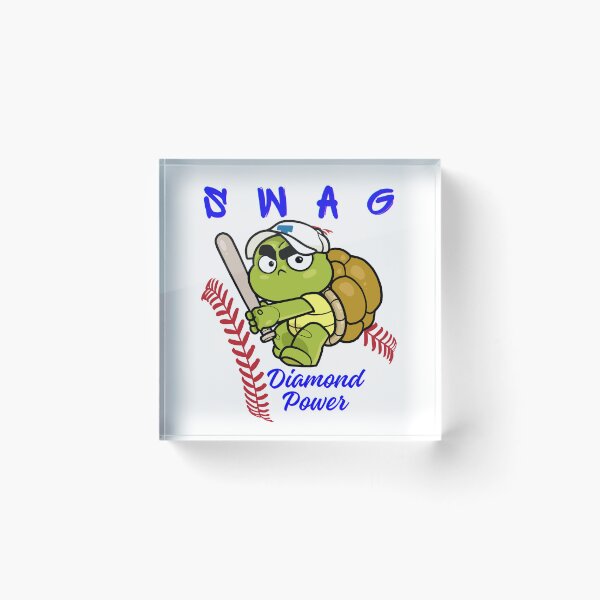 Item preview, Baseball Shirt. Cute Turtle Playing Baseball.  Swag Diamond Power.  Toddler Outfit.  Baby Outfit.  Gift for a Baseball Player, Baseball Parent. designed and sold by ShrimpAndGrits.
