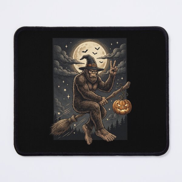 Item preview, Bigfoot Witch Broomstick Halloween Ride designed and sold by Roy & Tiffany.
