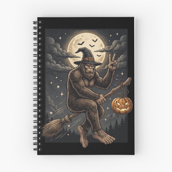 Item preview, Bigfoot Witch Broomstick Halloween Ride designed and sold by Roy & Tiffany.