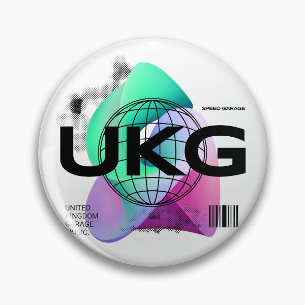 Item preview, UKG - UK Garage Music Vibes (Black)  designed and sold by Discothreadz.