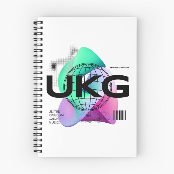 Item preview, UKG - UK Garage Music Vibes (Black)  designed and sold by Discothreadz.