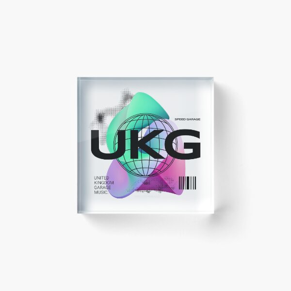 Item preview, UKG - UK Garage Music Vibes (Black)  designed and sold by Discothreadz.