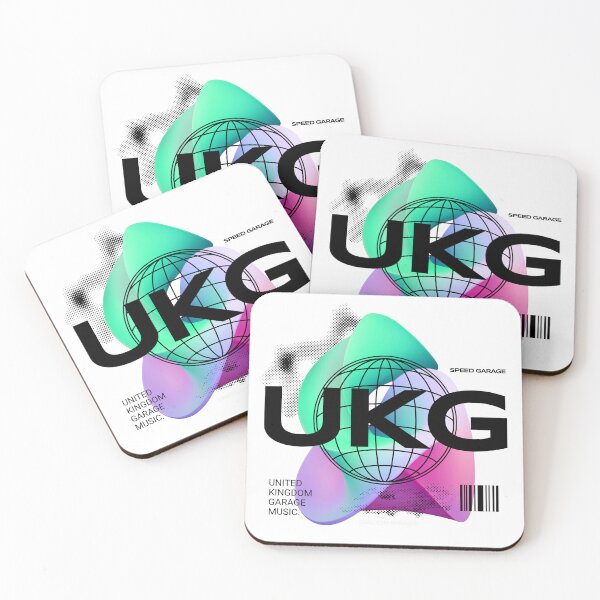 Item preview, UKG - UK Garage Music Vibes (Black)  designed and sold by Discothreadz.