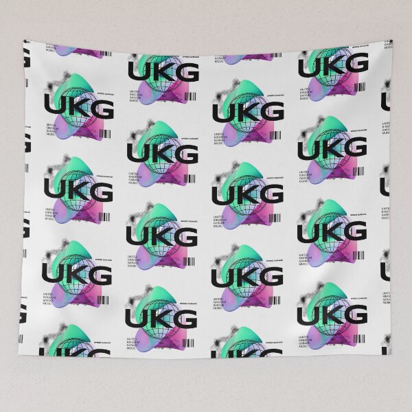 Item preview, UKG - UK Garage Music Vibes (Black)  designed and sold by Discothreadz.