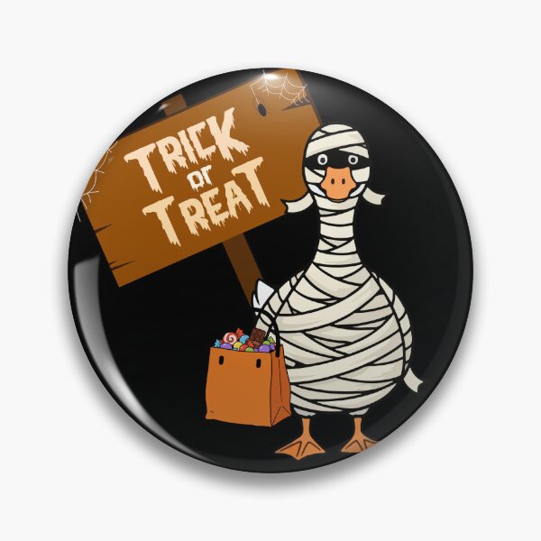 Item preview, Halloween Trick or Treat Cute Goose designed and sold by The Retromotel.