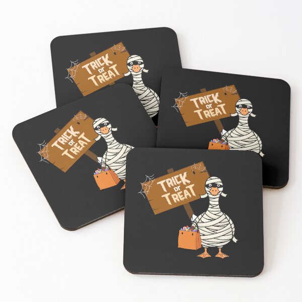 Item preview, Halloween Trick or Treat Cute Goose designed and sold by The Retromotel.