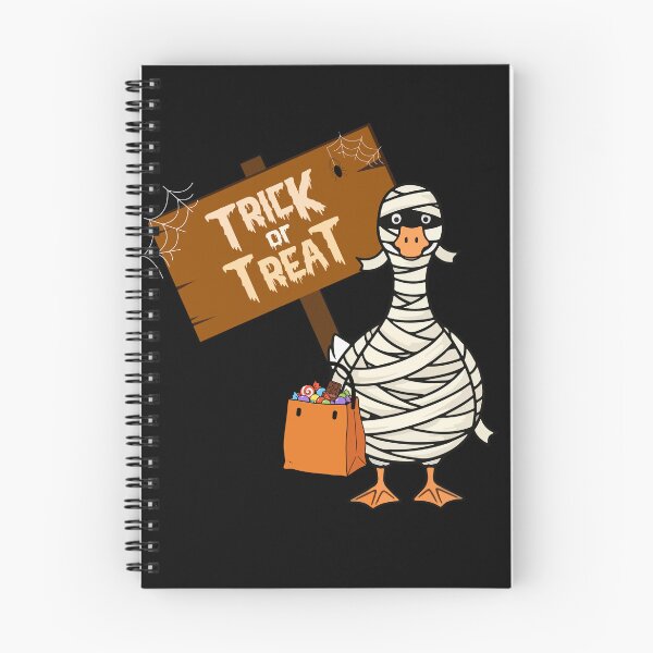 Item preview, Halloween Trick or Treat Cute Goose designed and sold by The Retromotel.
