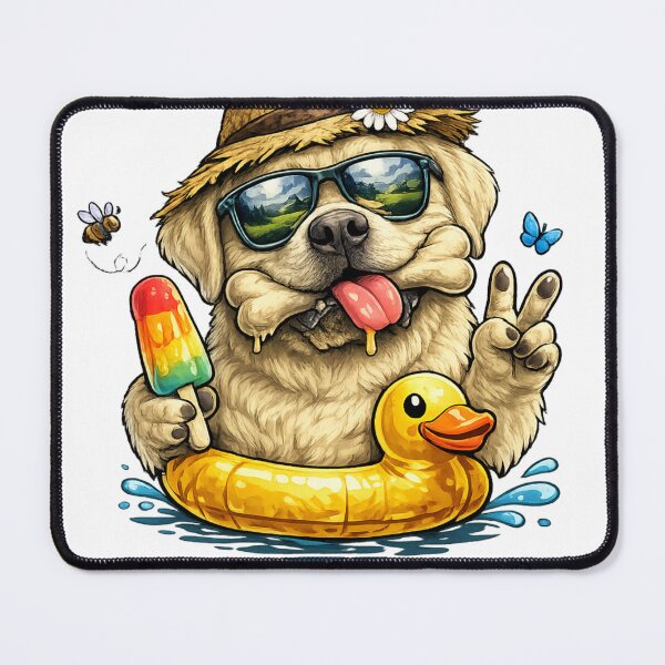 Item preview, Golden Retriever Dog Pool Party designed and sold by ttuniques.
