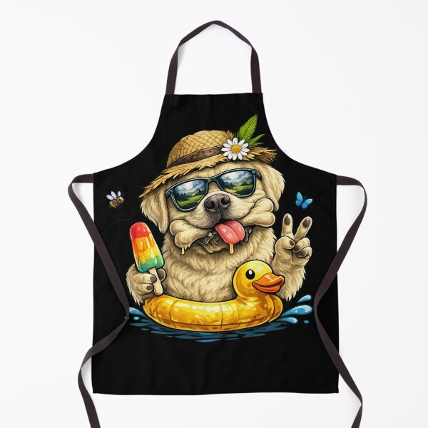 Item preview, Golden Retriever Dog Pool Party designed and sold by ttuniques.