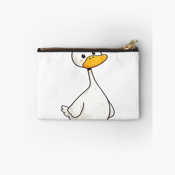 Item preview, Cute Minimalist White Duck Standing Illustration designed and sold by ATMAS SHOP.