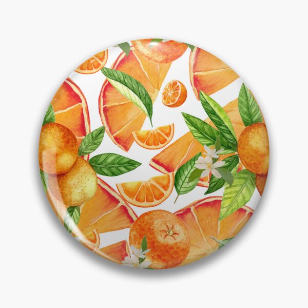 Item preview, Vibrant Watercolor Orange Fruit Seamless Pattern  designed and sold by VibranPalette.