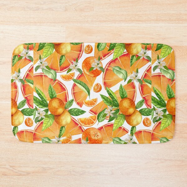 Item preview, Vibrant Watercolor Orange Fruit Seamless Pattern  designed and sold by VibranPalette.