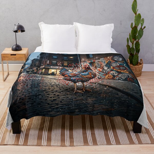 Item preview, Urban Chicken Street Art designed and sold by Home Decor Art.