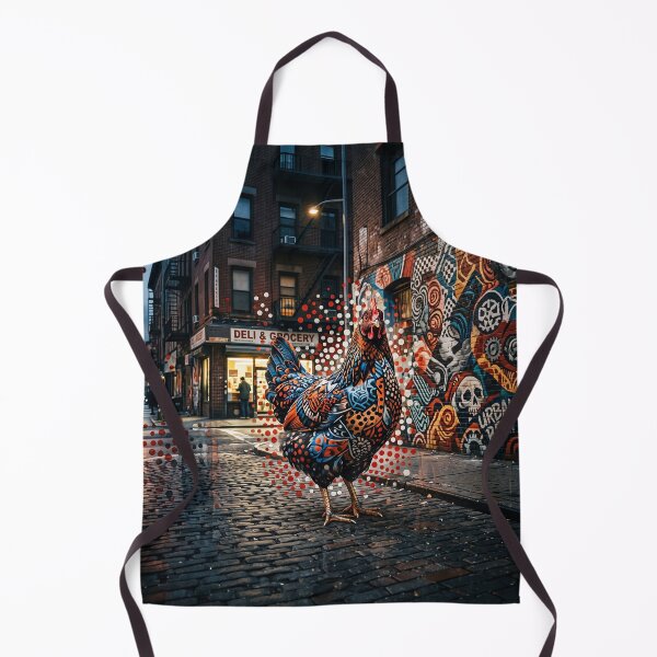 Item preview, Urban Chicken Street Art designed and sold by Home Decor Art.